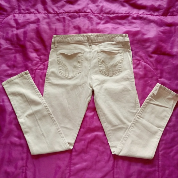 Hollister Beige Skinny Jeans Size 9R W29 L31 - Picture 8 of 9